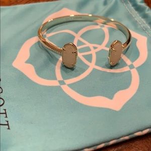 Kendra Scott Edie Druzy Stone Bangle Gold